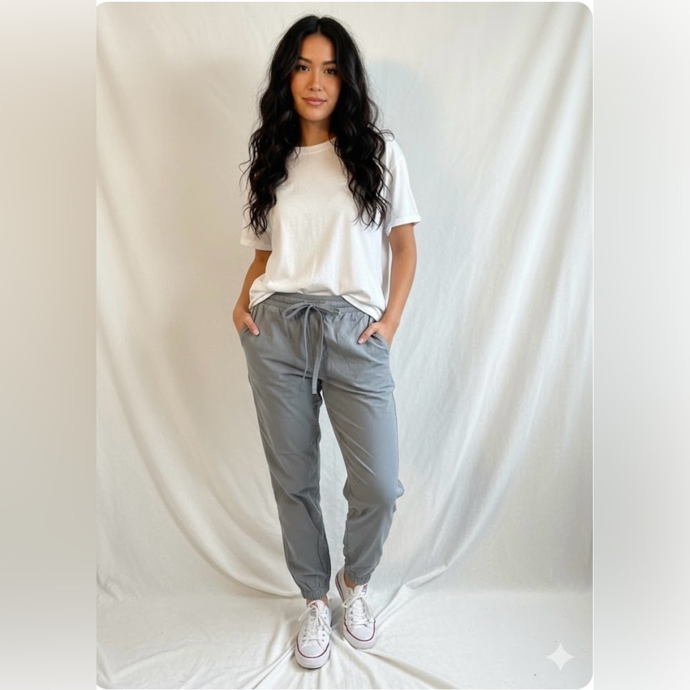 Zara Light Gray Jogger Pants